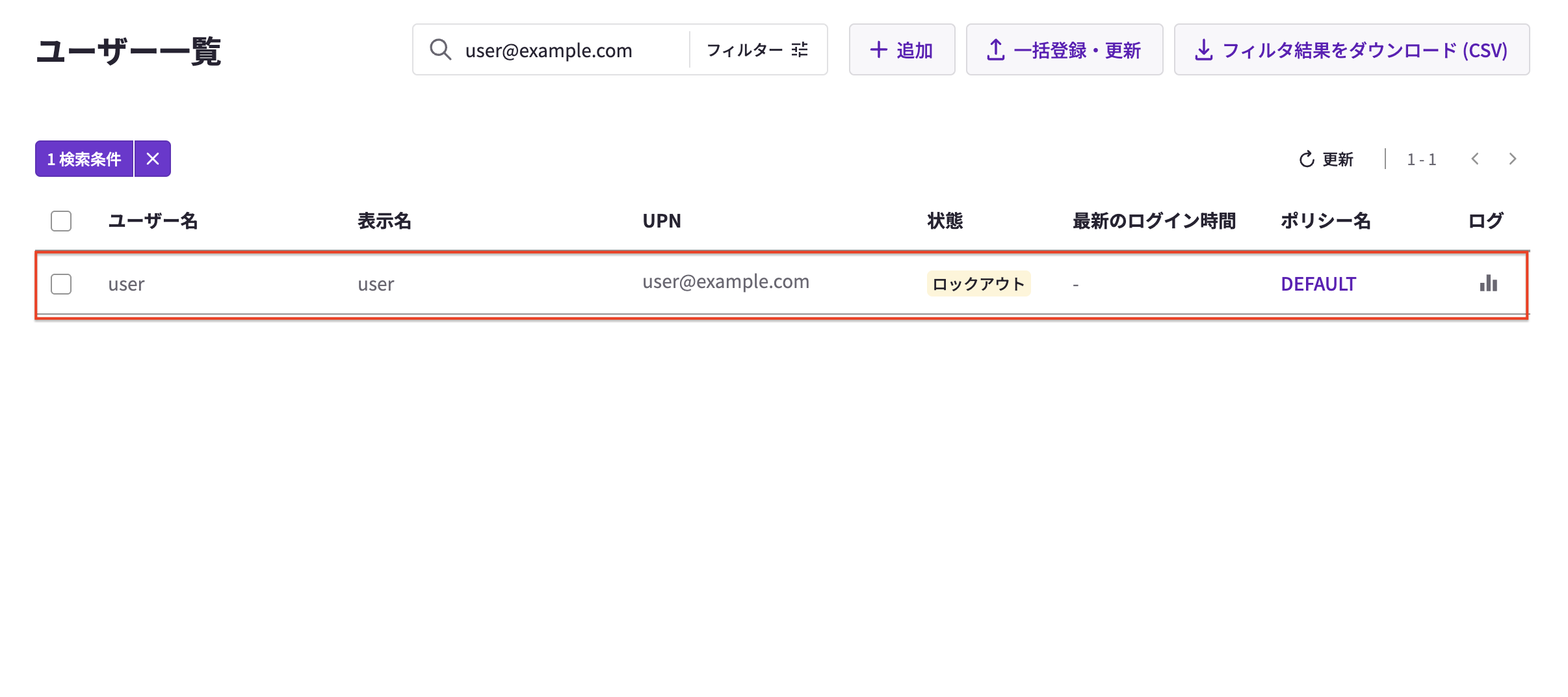 Access Control] ユーザーがロックアウトされた時に、検知したりロックを解除する方法を知りたい – HENNGE One ヘルプセンター