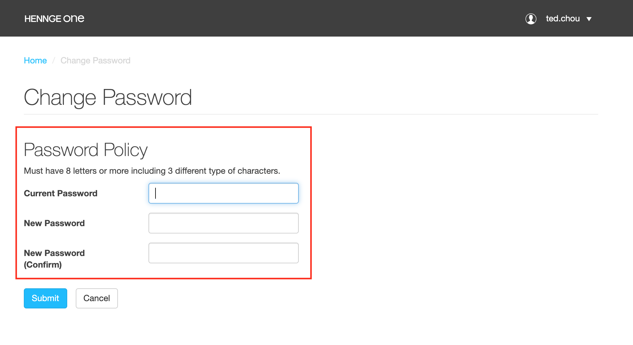 How to change the login password on HENNGE Access Control – HENNGE One ...